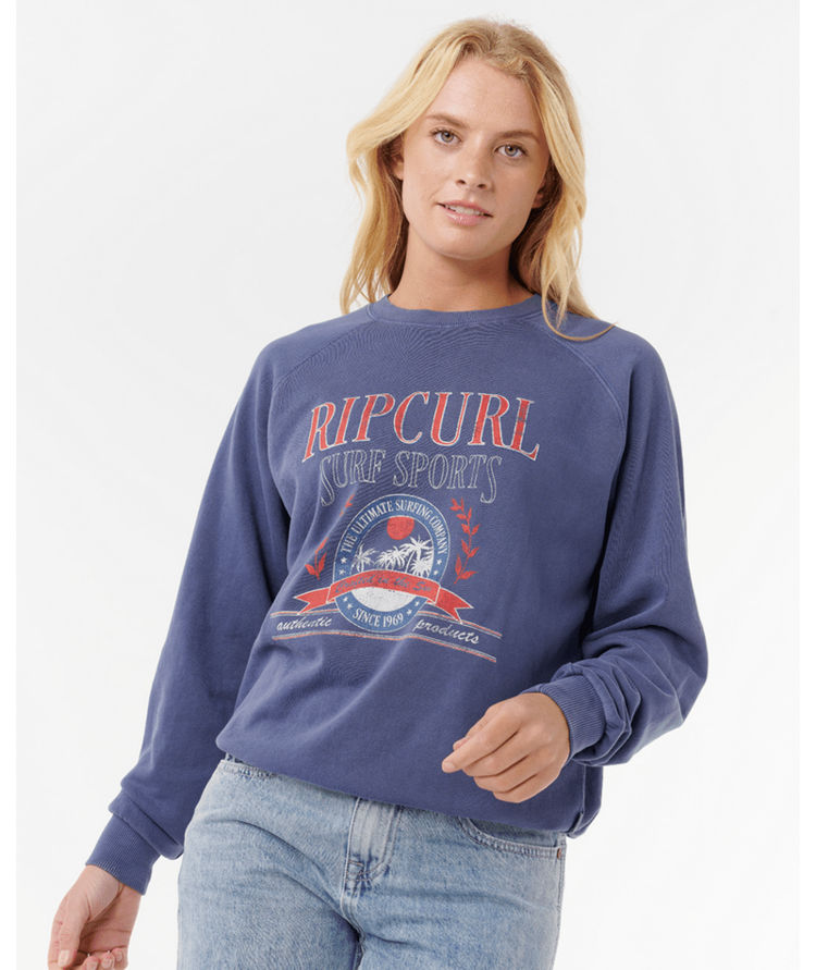 RIP CURL RIP CURL Surf Dept. Relaxed Raglan Crew Navy
