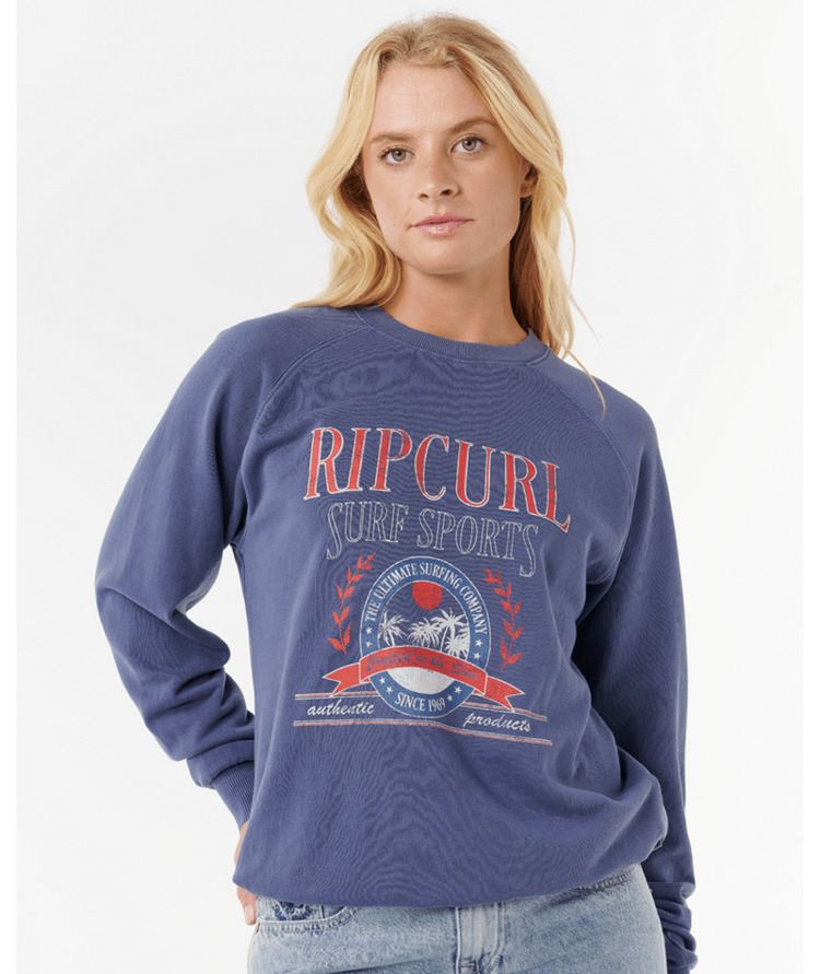 RIP CURL RIP CURL Surf Dept. Relaxed Raglan Crew Navy