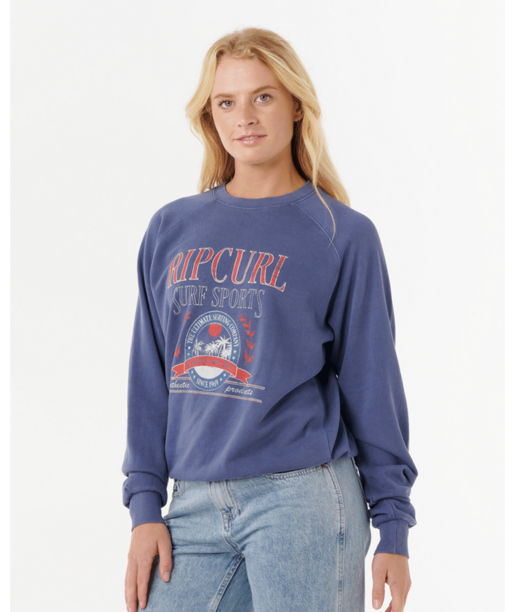 RIP CURL RIP CURL Surf Dept. Relaxed Raglan Crew Navy