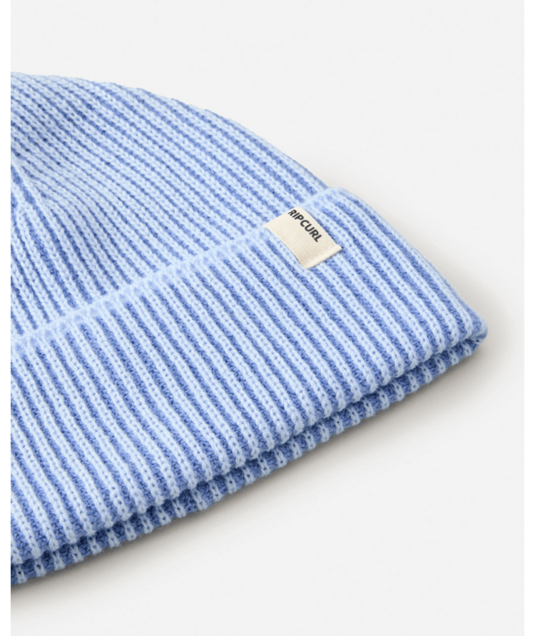 RIP CURL RIP CURL 2 Tone Ribbed Reg Beanie Blue