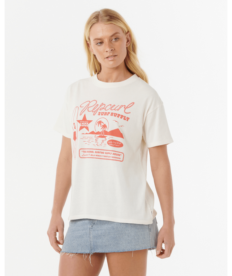 RIP CURL RIP CURL Surf Supply Relaxed Tee Bone