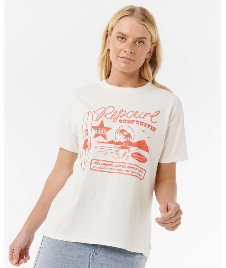 RIP CURL RIP CURL Surf Supply Relaxed Tee Bone