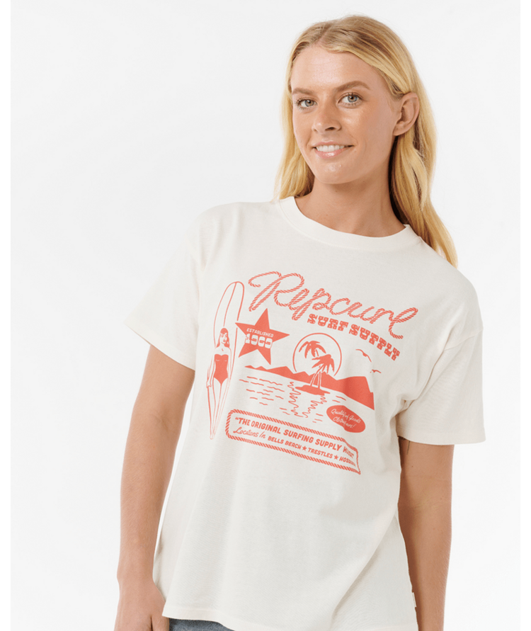 RIP CURL RIP CURL Surf Supply Relaxed Tee Bone