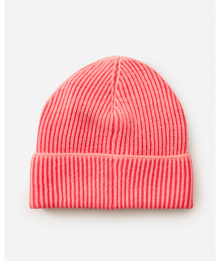 RIP CURL RIP CURL 2 Tone Ribbed Reg Beanie Pink