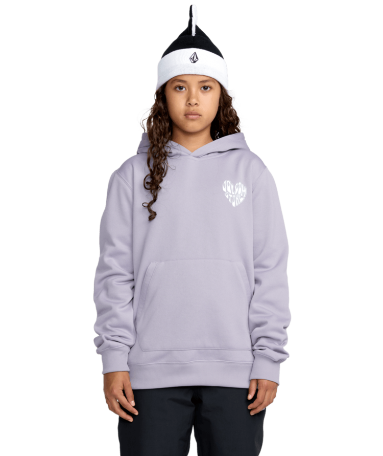 VOLCOM VOLCOM Youth Hydro Fleece Hoodie Lavender Aura