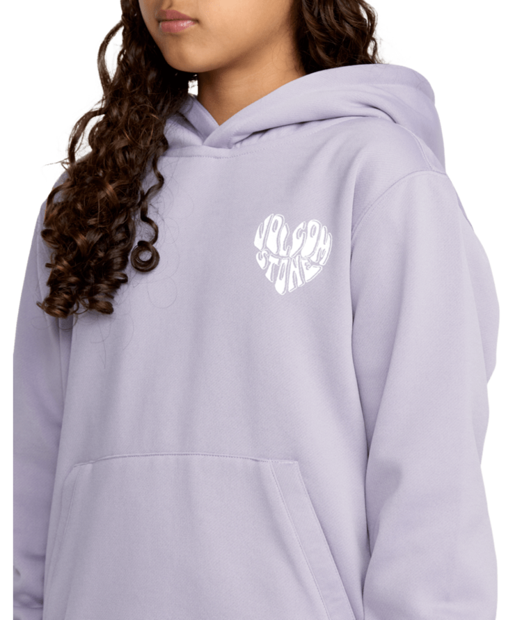 VOLCOM VOLCOM Youth Hydro Fleece Hoodie Lavender Aura