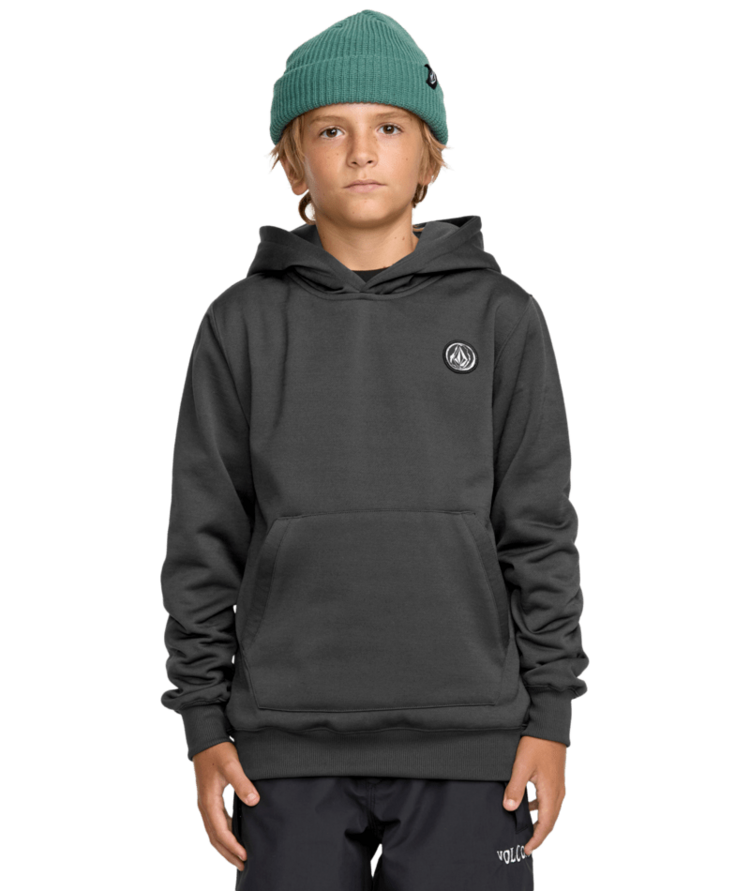 VOLCOM VOLCOM Youth Hydro Fleece Hoodie Dark Grey