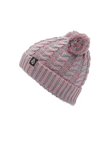 VOLCOM VOLCOM Stone Youth Pom Beanie Mesa Rose