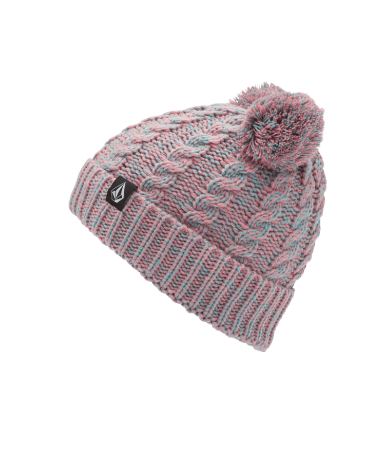VOLCOM VOLCOM Stone Youth Pom Beanie Mesa Rose