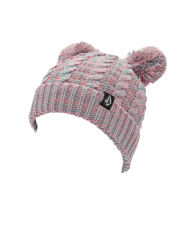 VOLCOM VOLCOM Stone Youth Pom Beanie Mesa Rose