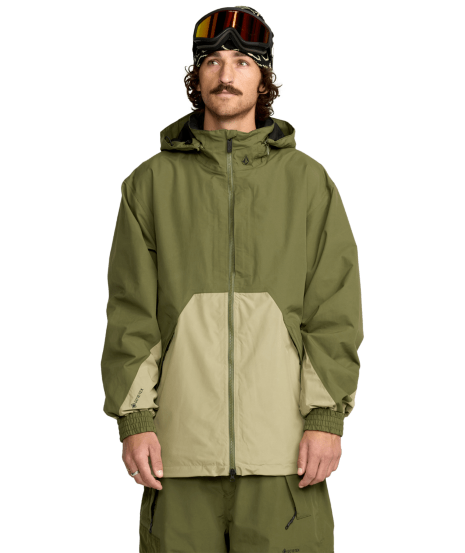 VOLCOM Longo Gore-Tex Jacket Dark Olive - Edge of the World