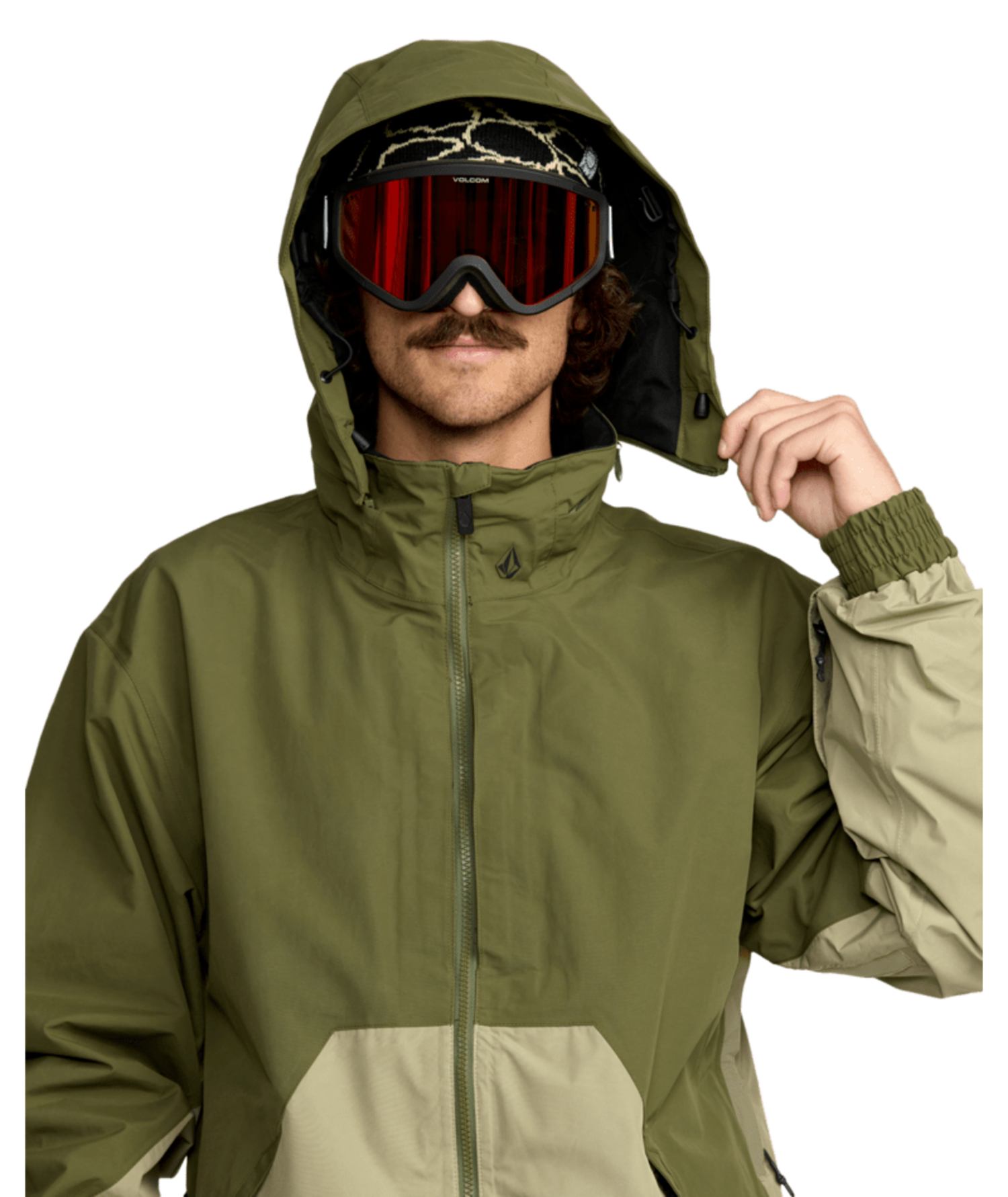 VOLCOM Longo Gore-Tex Jacket Dark Olive - Edge of the World