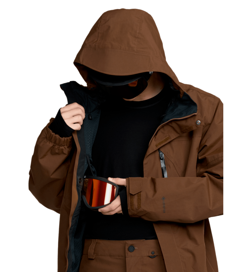 VOLCOM VOLCOM L Gore-Tex Jacket Brown