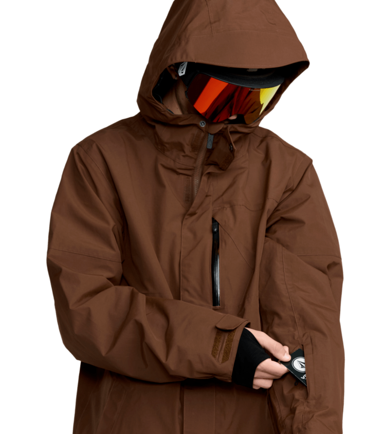 VOLCOM VOLCOM L Gore-Tex Jacket Brown