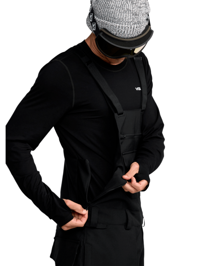 VOLCOM VOLCOM Roan Bib Overall Black