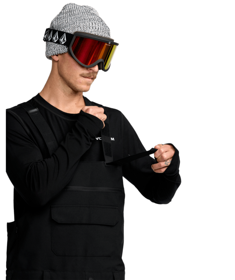 VOLCOM VOLCOM Roan Bib Overall Black