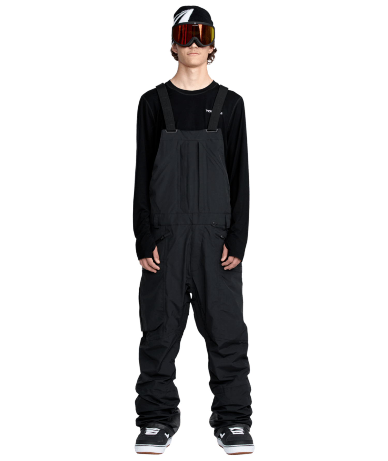 volcom RAIN GORE-TEX BIB OVERALLS XLサイズ VOLCOM Rain Gore-Tex Bib Overall Black - Edge of the World | Fernie BC