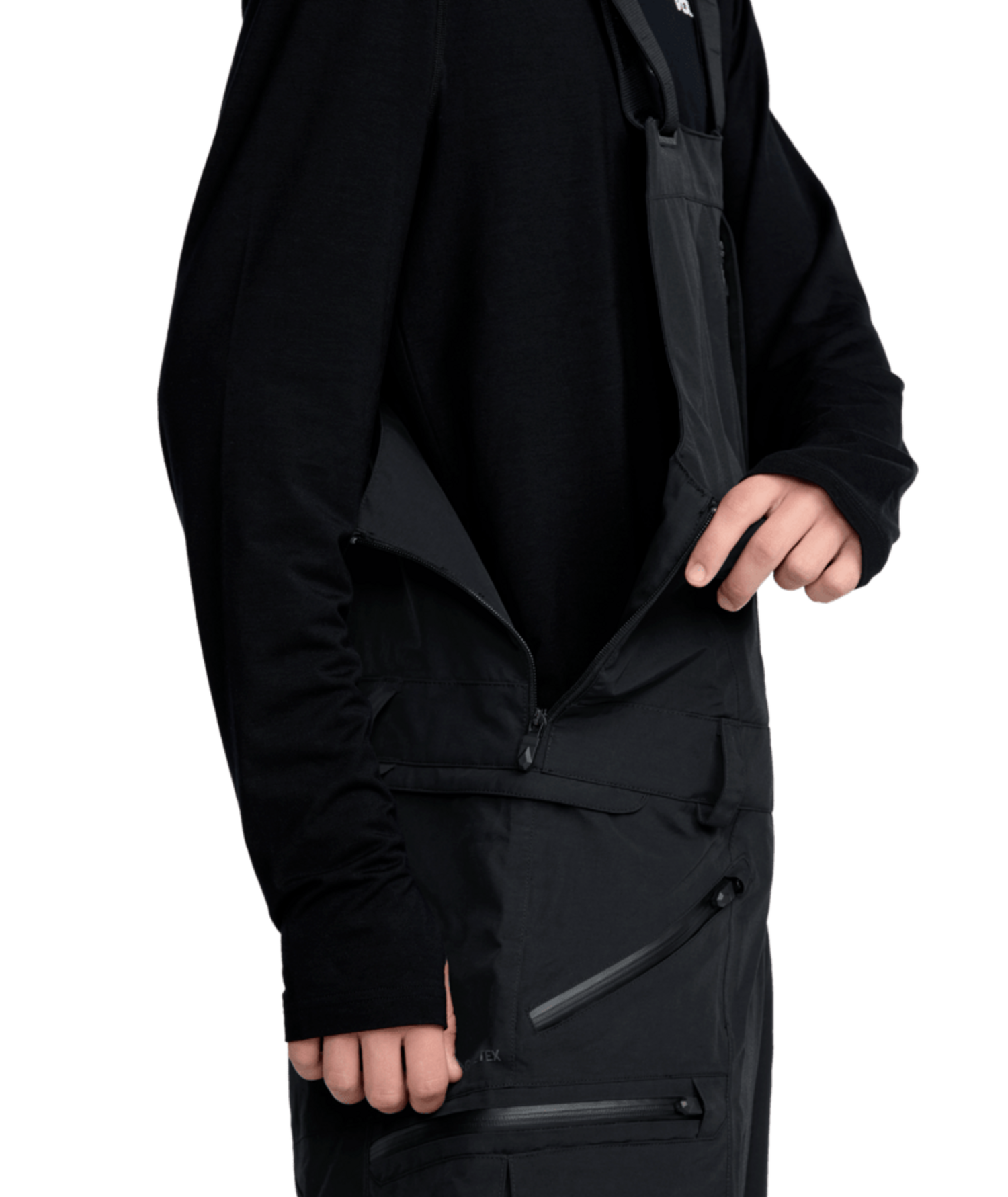 VOLCOM Rain Gore-Tex Bib Overall Black - Edge of the World | Fernie BC