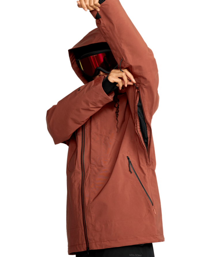VOLCOM VOLCOM AT Stretch Gore-Tex Jacket Henna