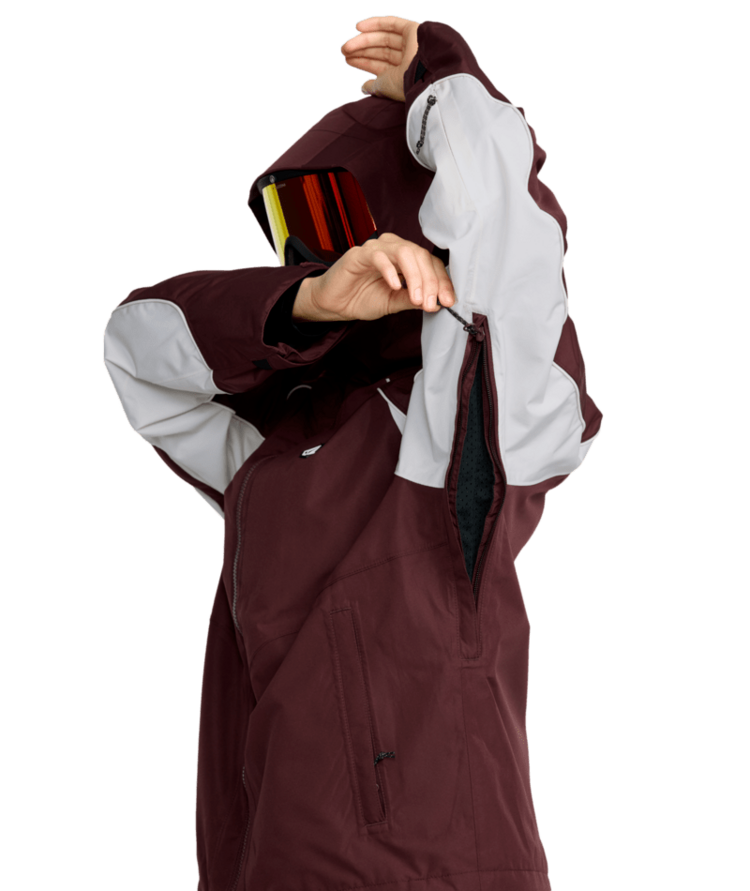 VOLCOM VOLCOM Stone Smokeshow 20K Jacket Oxblood