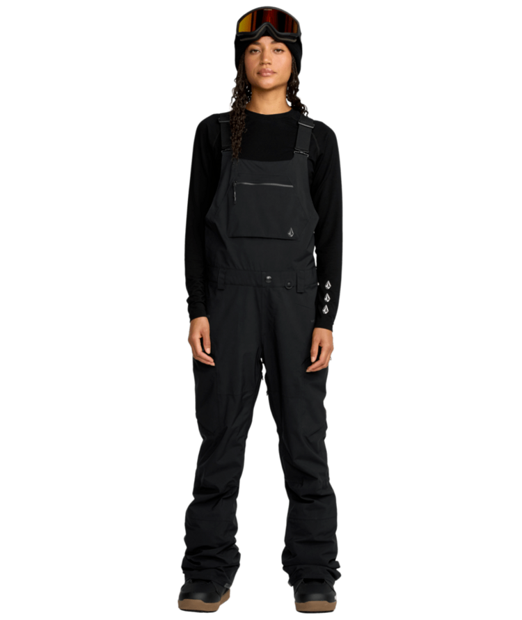 VOLCOM VOLCOM Ash Stretch Gore Bib Overall Black