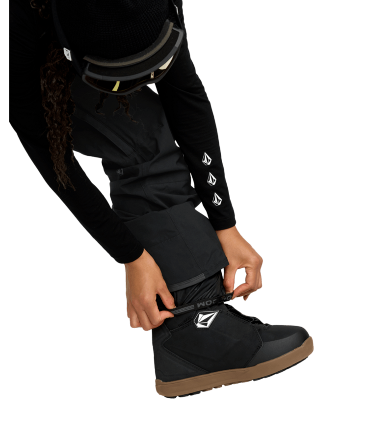 VOLCOM VOLCOM Ash Stretch Gore Bib Overall Black