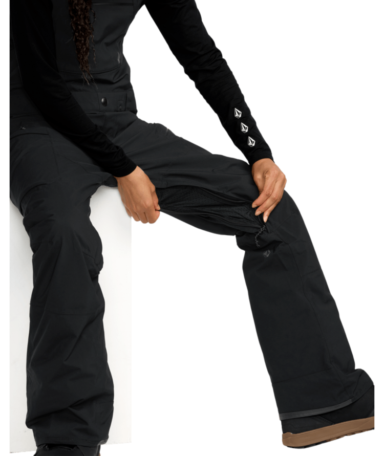 VOLCOM VOLCOM Ash Stretch Gore Bib Overall Black