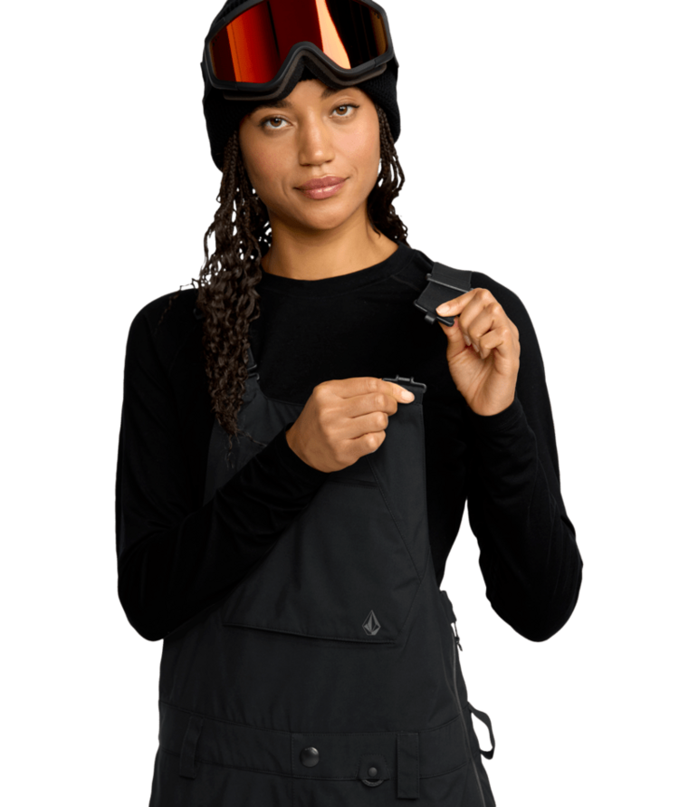 VOLCOM VOLCOM Ash Stretch Gore Bib Overall Black