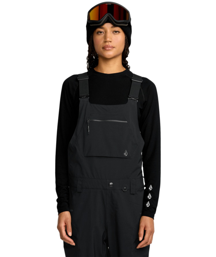 VOLCOM VOLCOM Ash Stretch Gore Bib Overall Black