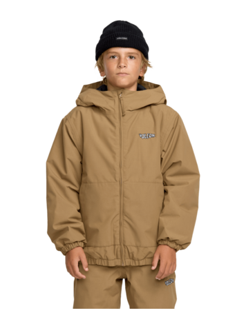 VOLCOM VOLCOM Youth Chaos Full Zip Jacket Bronze