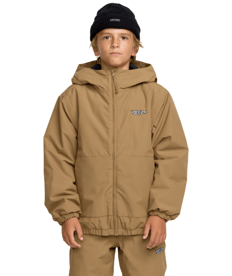VOLCOM VOLCOM Youth Chaos Full Zip Jacket Bronze