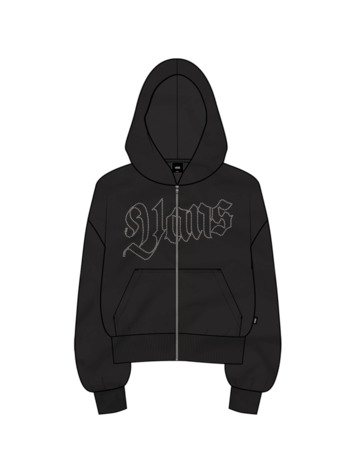 VANS VANS Big Kids Shining Zip Hoodie Black