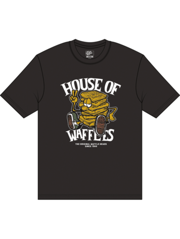 VANS VANS Little Kids House Of Waffles T-Shirt Black