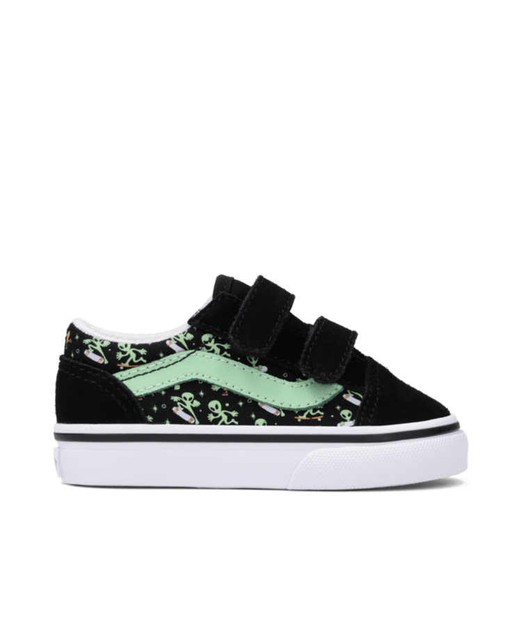 VANS VANS Toddler Old Skool V Shoe Black/Green