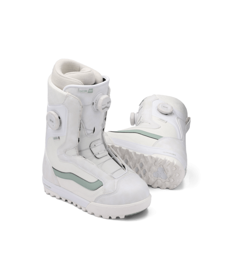 VANS 2026 VANS Women's Encore Pro 30th Anniversary Snowboard Boot White/Gray Olive