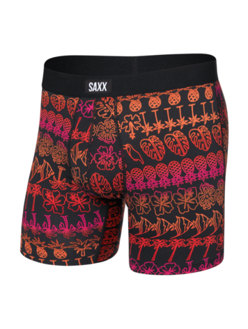 SAXX SAXX Daytripper Boxer Brief Tropical Lineup Black
