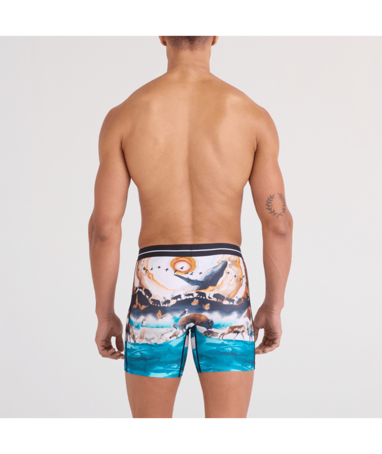 SAXX SAXX Volt Breathable Mesh Boxer Brief Great Migration Multi