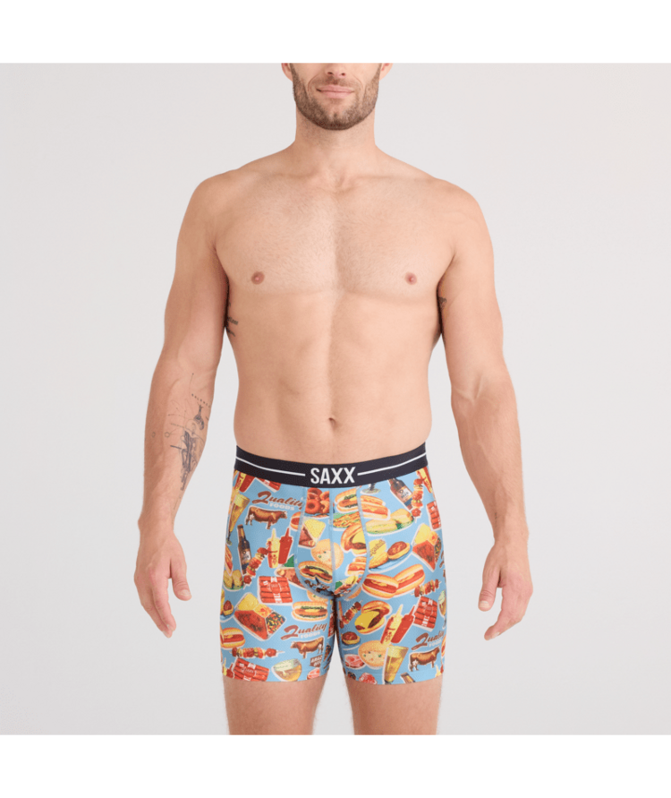 SAXX SAXX Volt Breathable Mesh Boxer Brief Quality Foods Multi