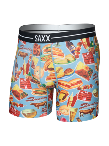 SAXX SAXX Volt Breathable Mesh Boxer Brief Quality Foods Multi