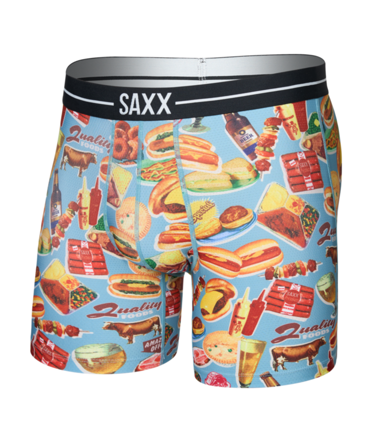 SAXX SAXX Volt Breathable Mesh Boxer Brief Quality Foods Multi