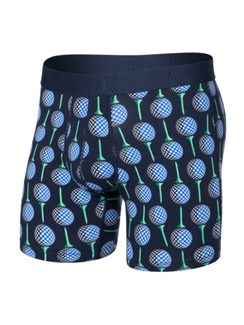 SAXX SAXX Droptemp Cooling Cotton Boxer Brief Fly Have a Ball Maritime