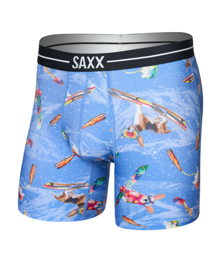 SAXX SAXX Volt Breathable Mesh Boxer Brief Haute Doggers Sail Blue