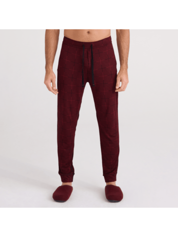 SAXX SAXX Snooze Pant Rad Plaid Cabernet