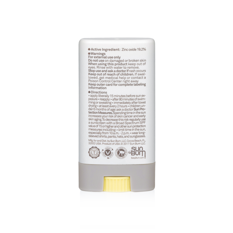 SUN BUM SUN BUM Baby Bum Mineral Sunscreen Face Stick - SPF 50 - Fragrance Free