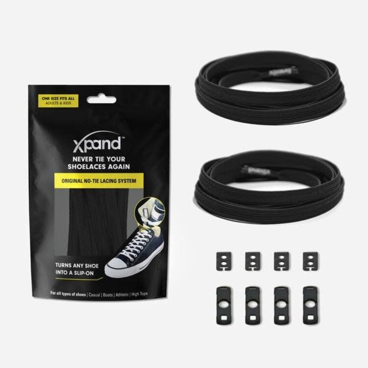 XPAND XPAND Original No-Tie Flat Lacing System Black