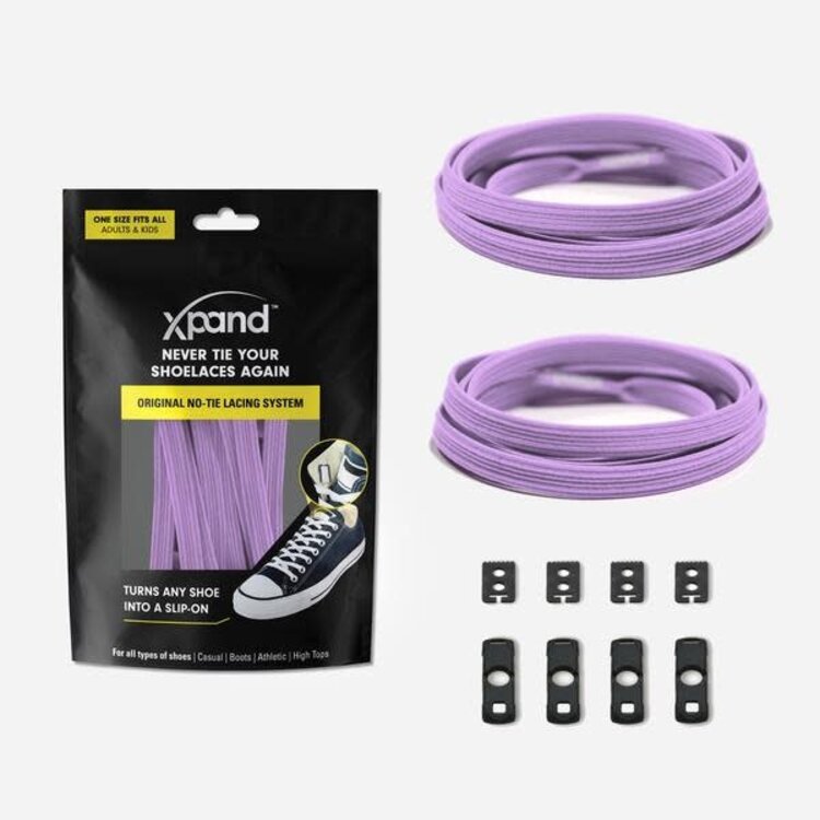 XPAND XPAND Original No-Tie Flat Lacing System Pastel Purple