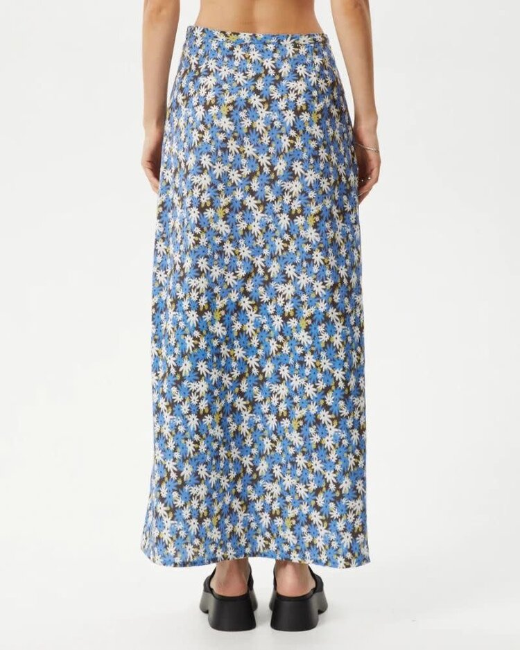 AFENDS AFENDS Petal Recycled Maxi Skirt - Lake Floral