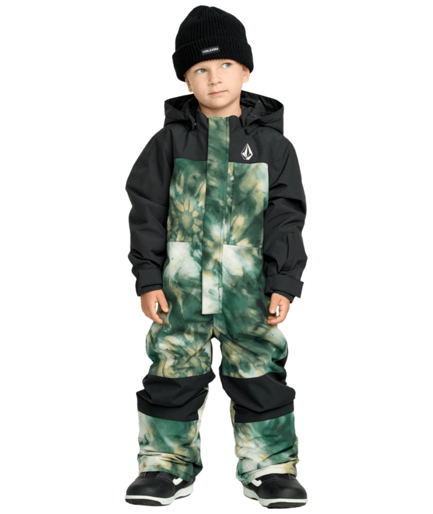VOLCOM Youth Little Flurry One Piece Green - Edge of the World