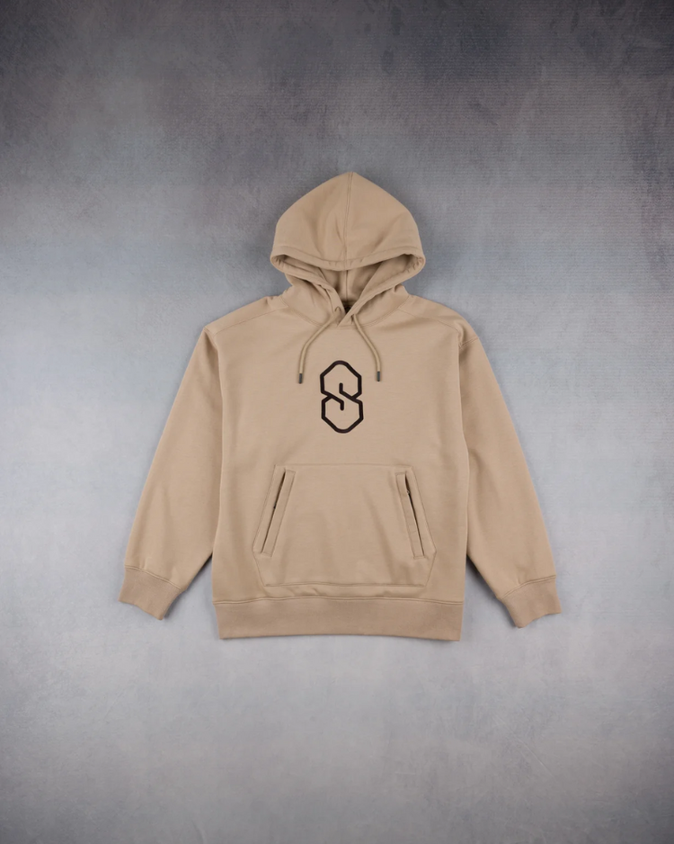 SOUVENIR SOUVENIR DWR Tech Hoody British Khaki