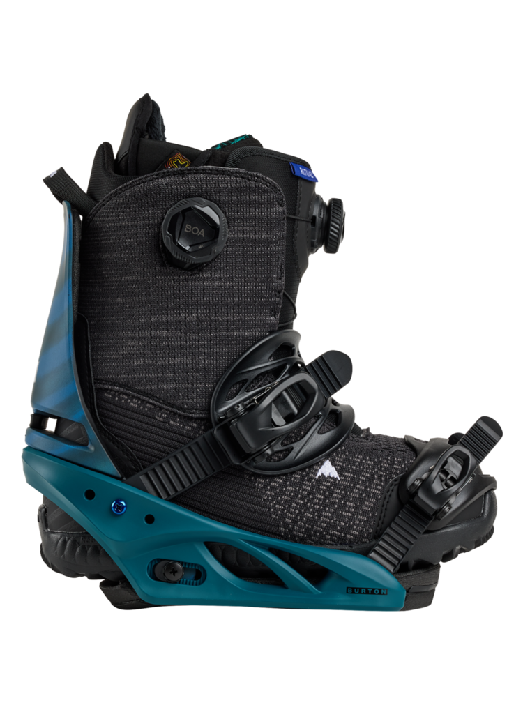 BURTON BURTON Women's Lexa Re:Flex Snowboard Bindings Evergreen Shatter